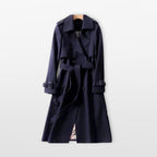 Women’s Long Trench Coat Tailored Belted
