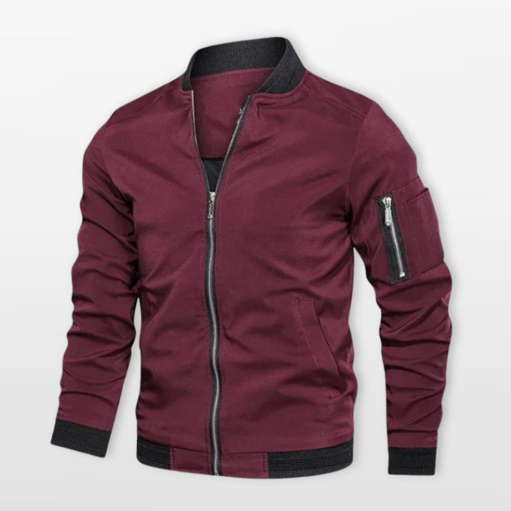 Men’s Bomber Jacket Lightweight Slim Fit