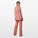 Women Tailored Blazer Pants Suit Elegant