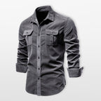 Men’s Button Up Shirt Slim Casual