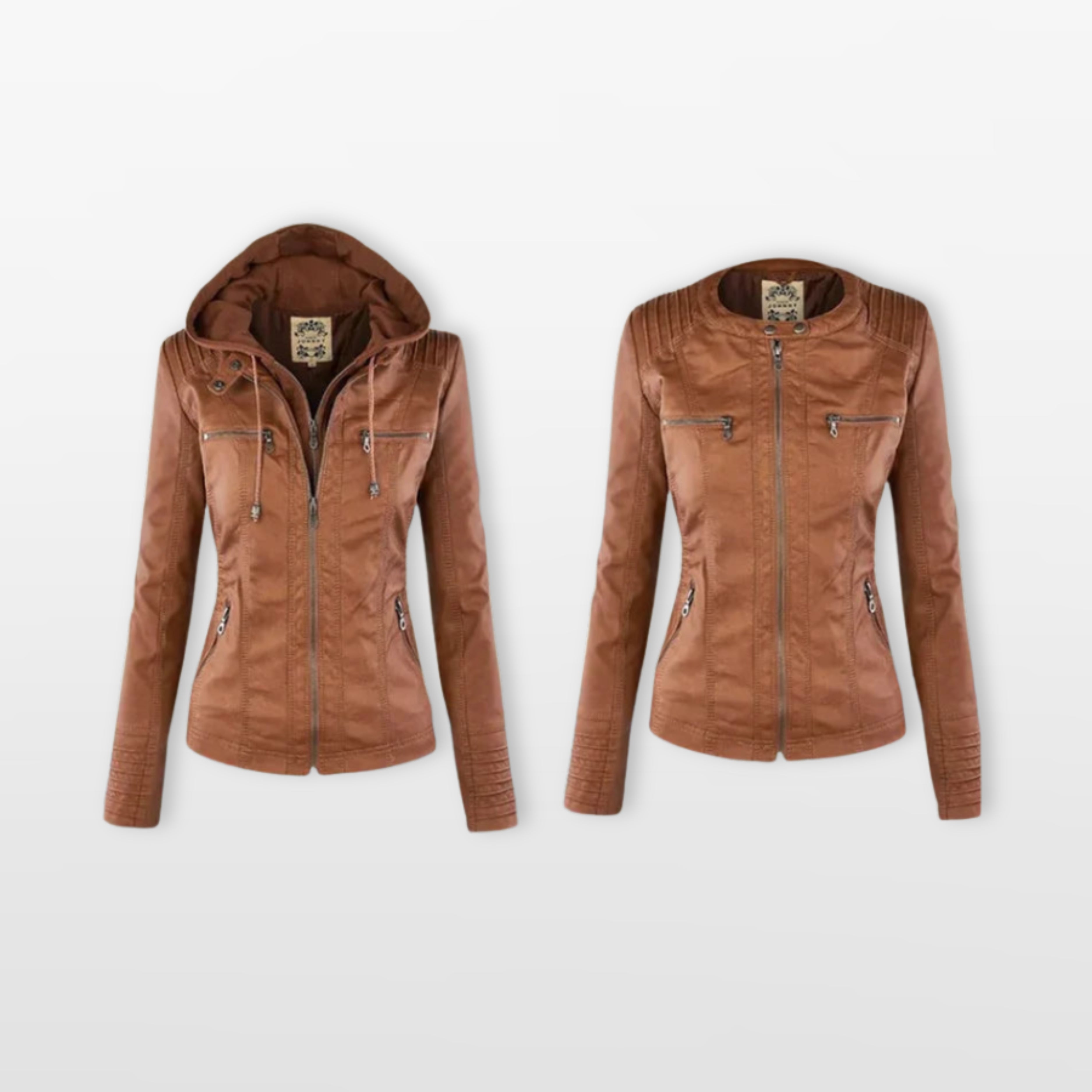 Women’s Fitted Jacket Zip Up Moto