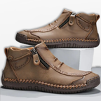 Men Orthopedic Leather Casual Ankle Shoes