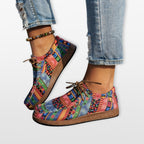 Women’s Patchwork Sneakers Colorful Platform Trainers