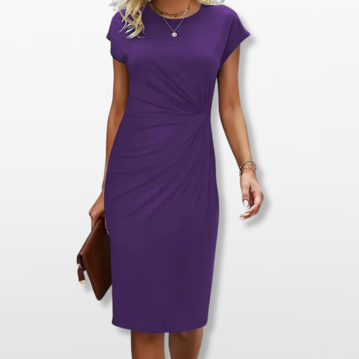 Women Elegant Bodycon Midi Dress