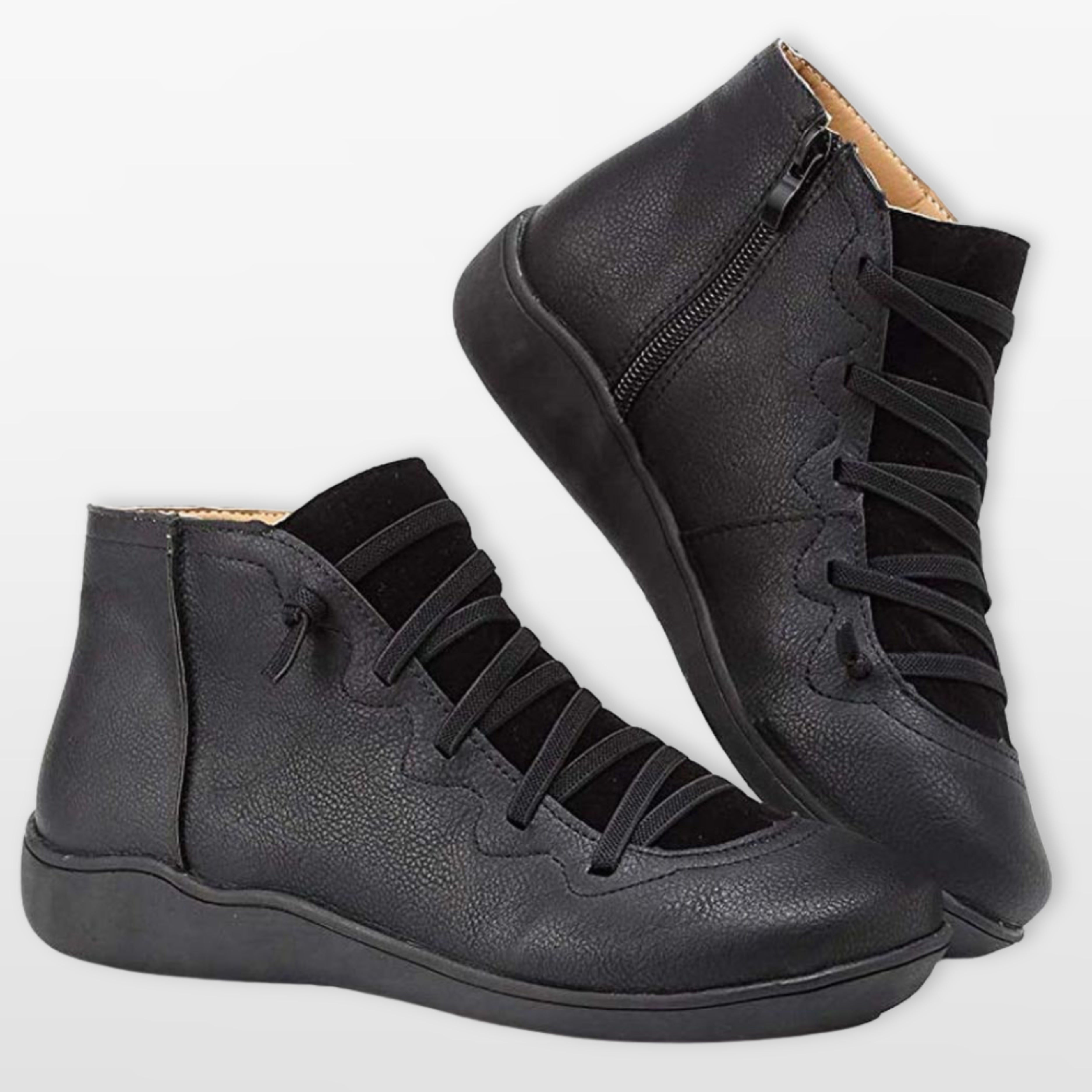Women’s Orthopedic Ankle Boots Comfort Zip