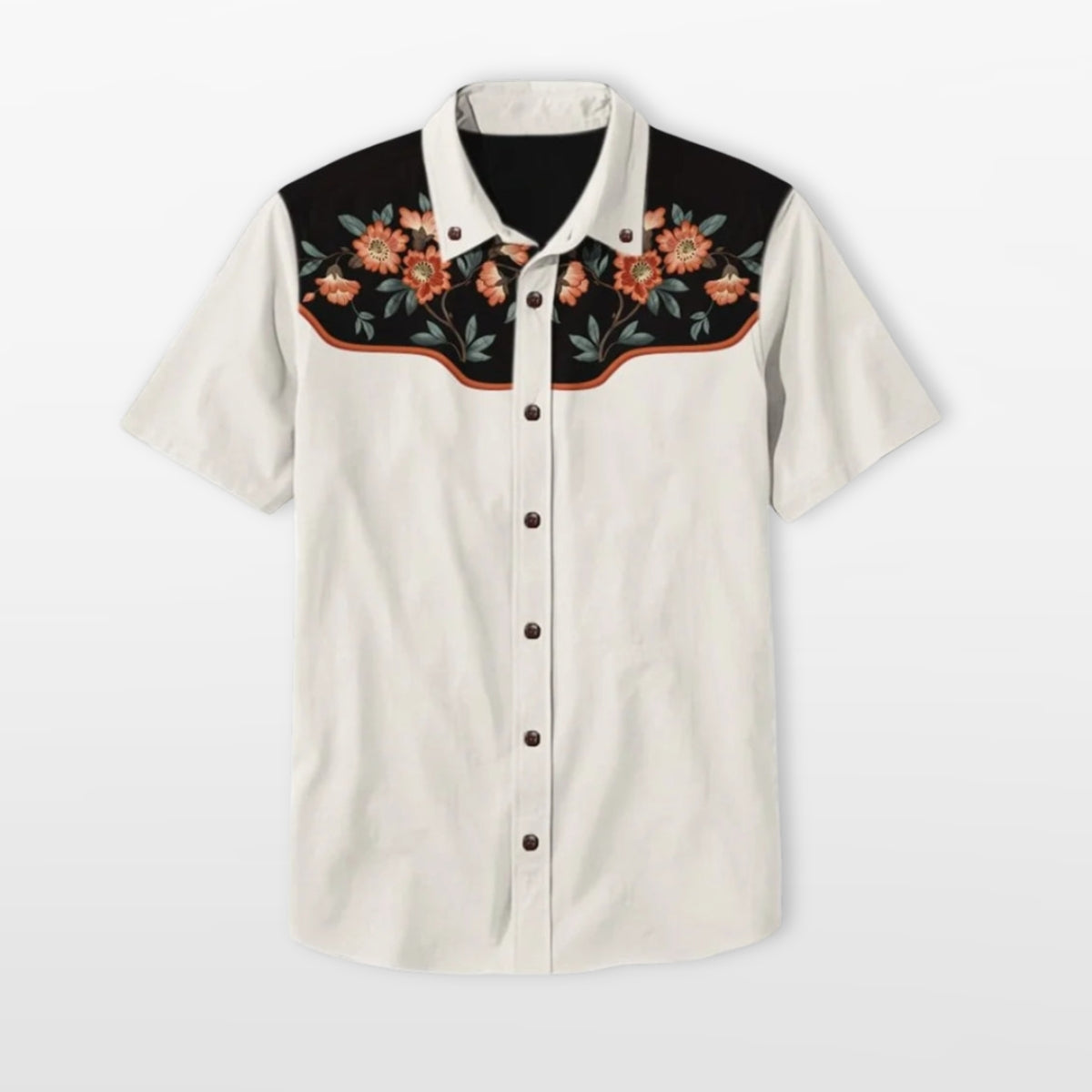 Men's Western Short Sleeve Shirt