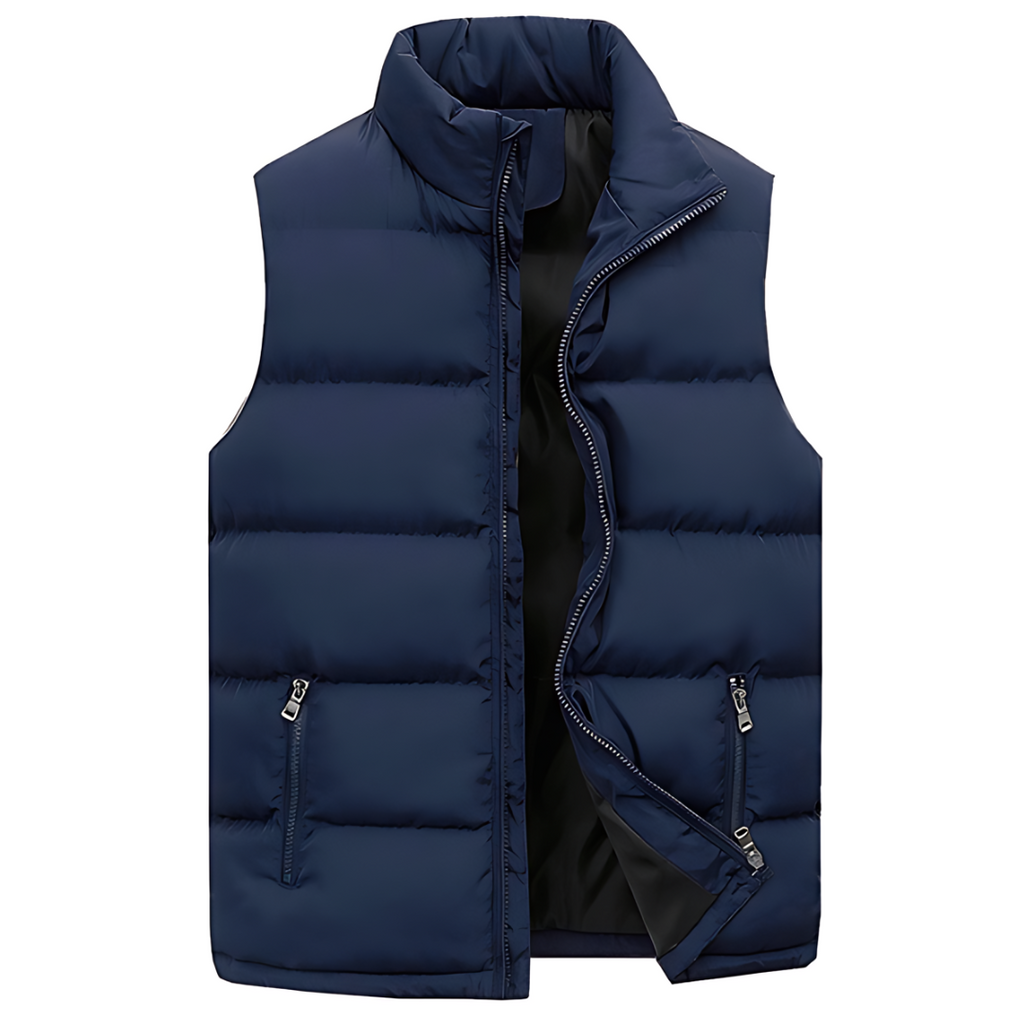 Men’s Quilted Zip-Up Vest