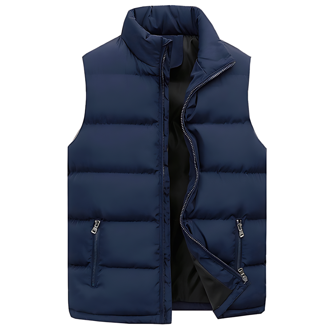 Men’s Quilted Zip-Up Vest