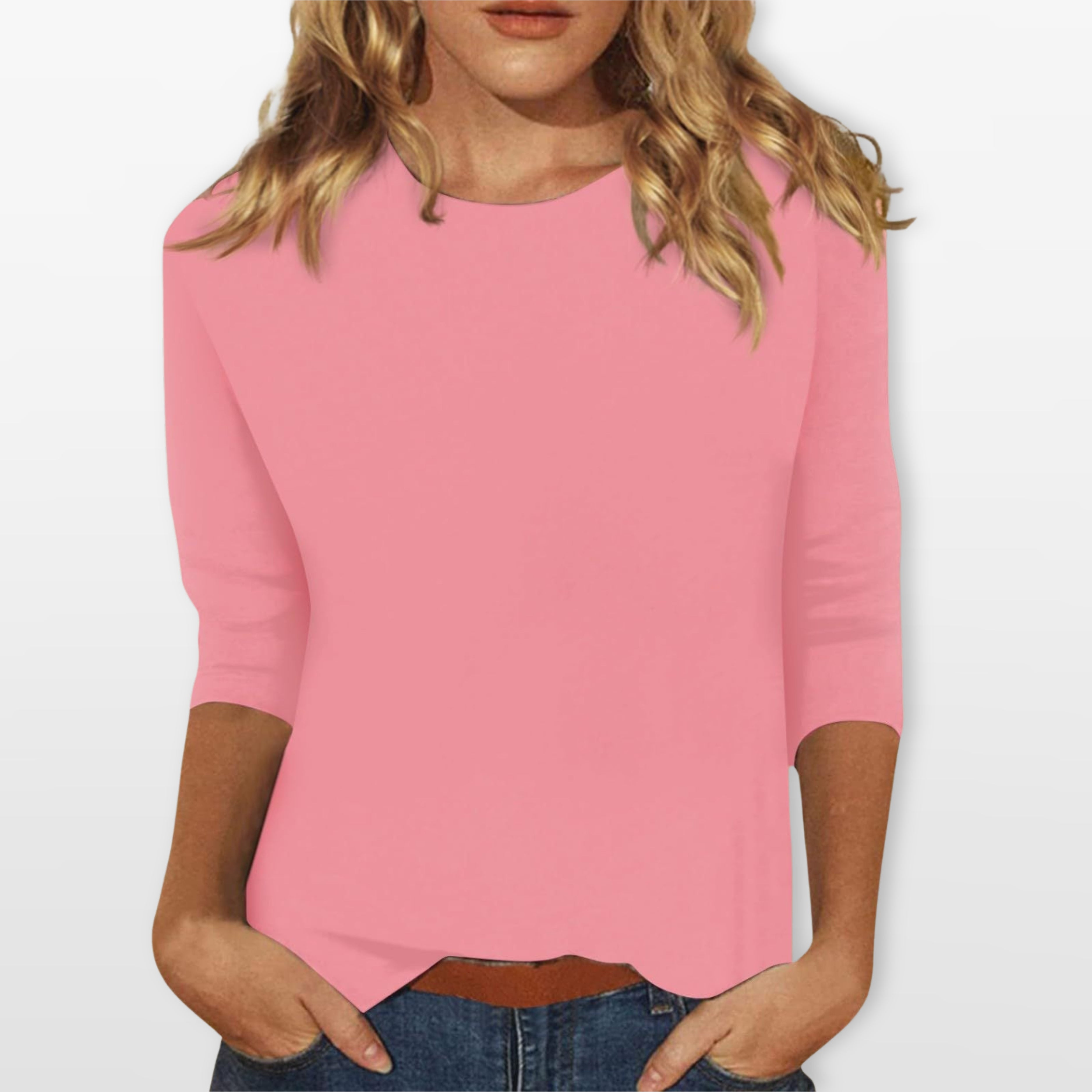 Women’s Casual Long Sleeve Top Relaxed Everyday Blouse