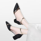 Women’s Block Heel Pumps Elegant Evening