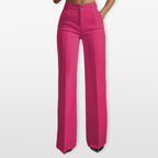 Women’s High Waisted Tailored Straight Leg Trousers