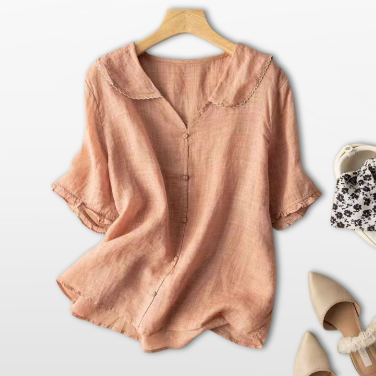 Women Relaxed Blouse Casual Chic Top