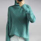 Women’s Textured Turtleneck Sweater