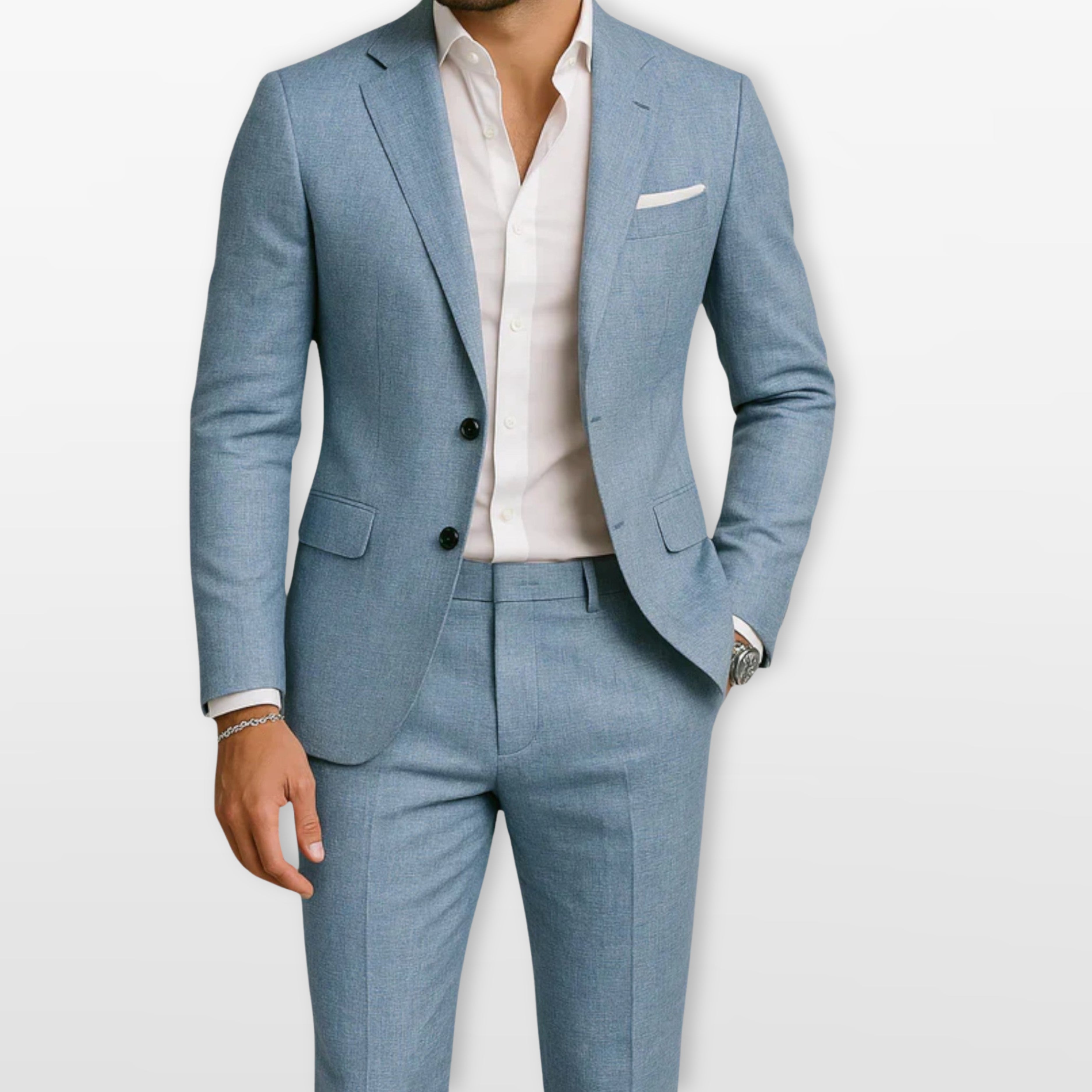 Men’s Slim Fit Suit Tailored Formal Set