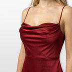 Women’s Maxi Dress Satin Evening Gown