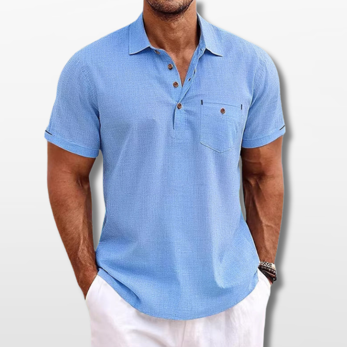 Men’s Modern Casual Polo Shirt