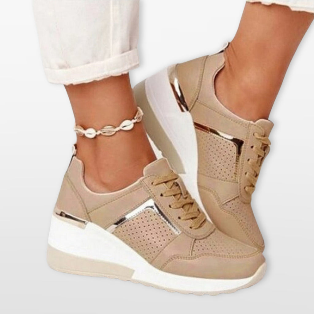 Women’s Platform Sneakers Wedge Casual Trainers