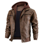 Men's Hooded Short Zip Jacket