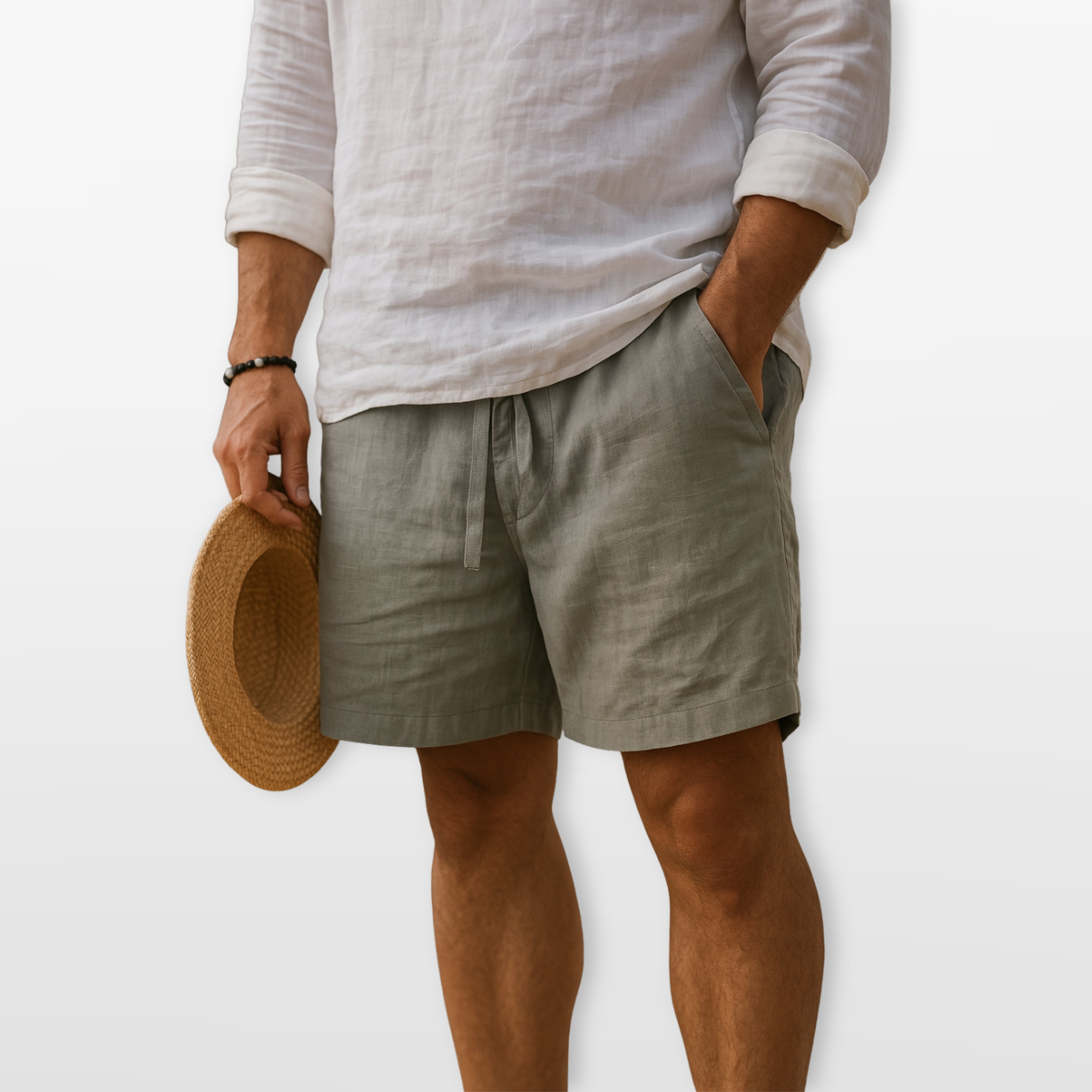 Men’s Drawstring Shorts Relaxed Summer Fit