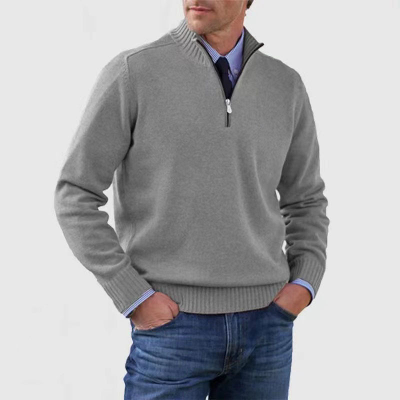 Men’s Classic Quarter-Zip Sweater