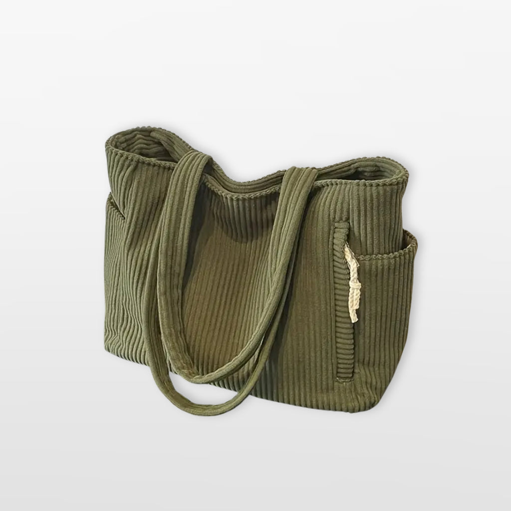 Women’s Corduroy Tote Bag Casual Shopper