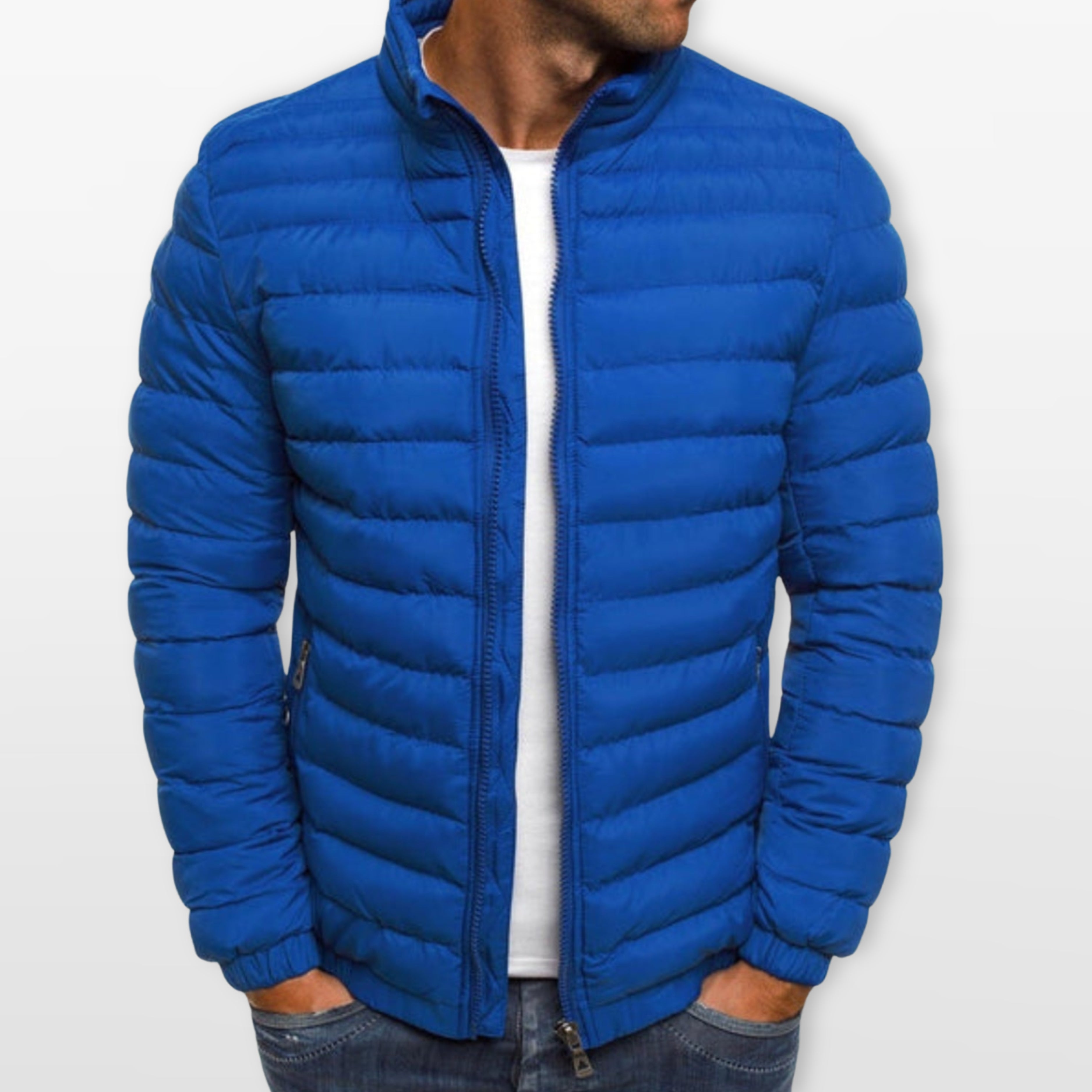 Men’s Puffer Jacket Lightweight Quilted Coat