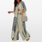 Women’s Boho Shirt And Pants Set