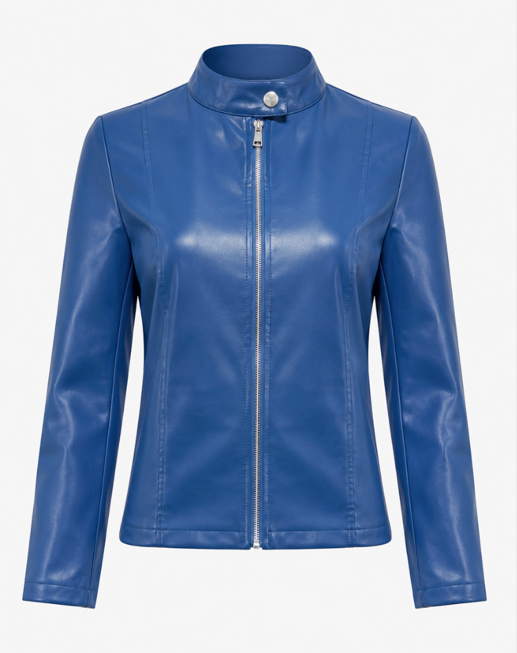 Women's Lightweight Faux Leather Jacket
