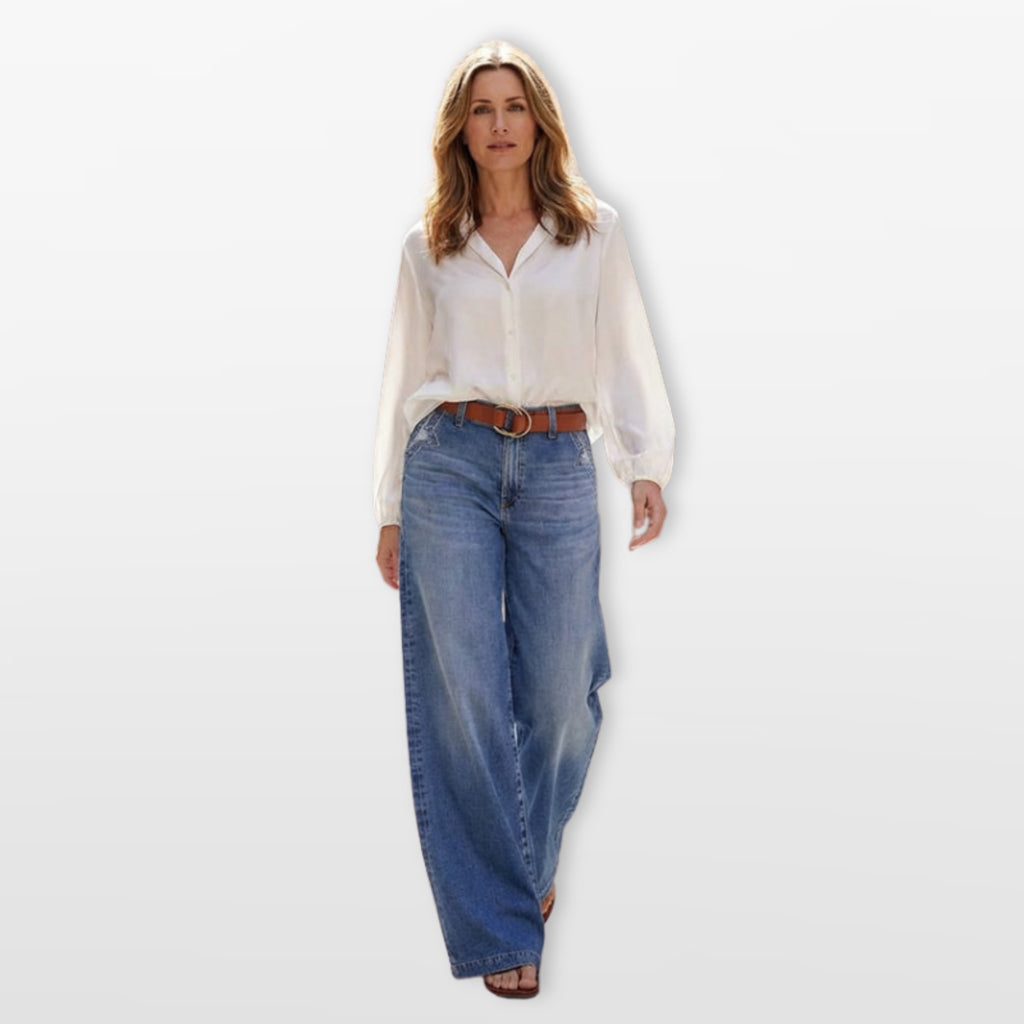 Women’s High Waisted Wide Leg Jeans