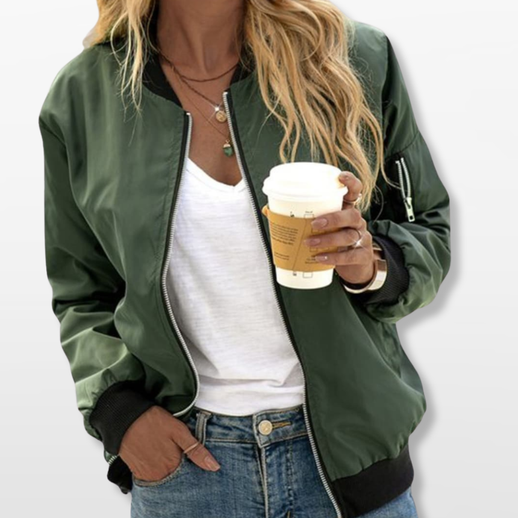 Women Classic Bomber Jacket Streetwear