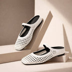 Women’s Woven Mary Jane Mule Flats