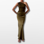 Women One Shoulder Elegant Evening Dress