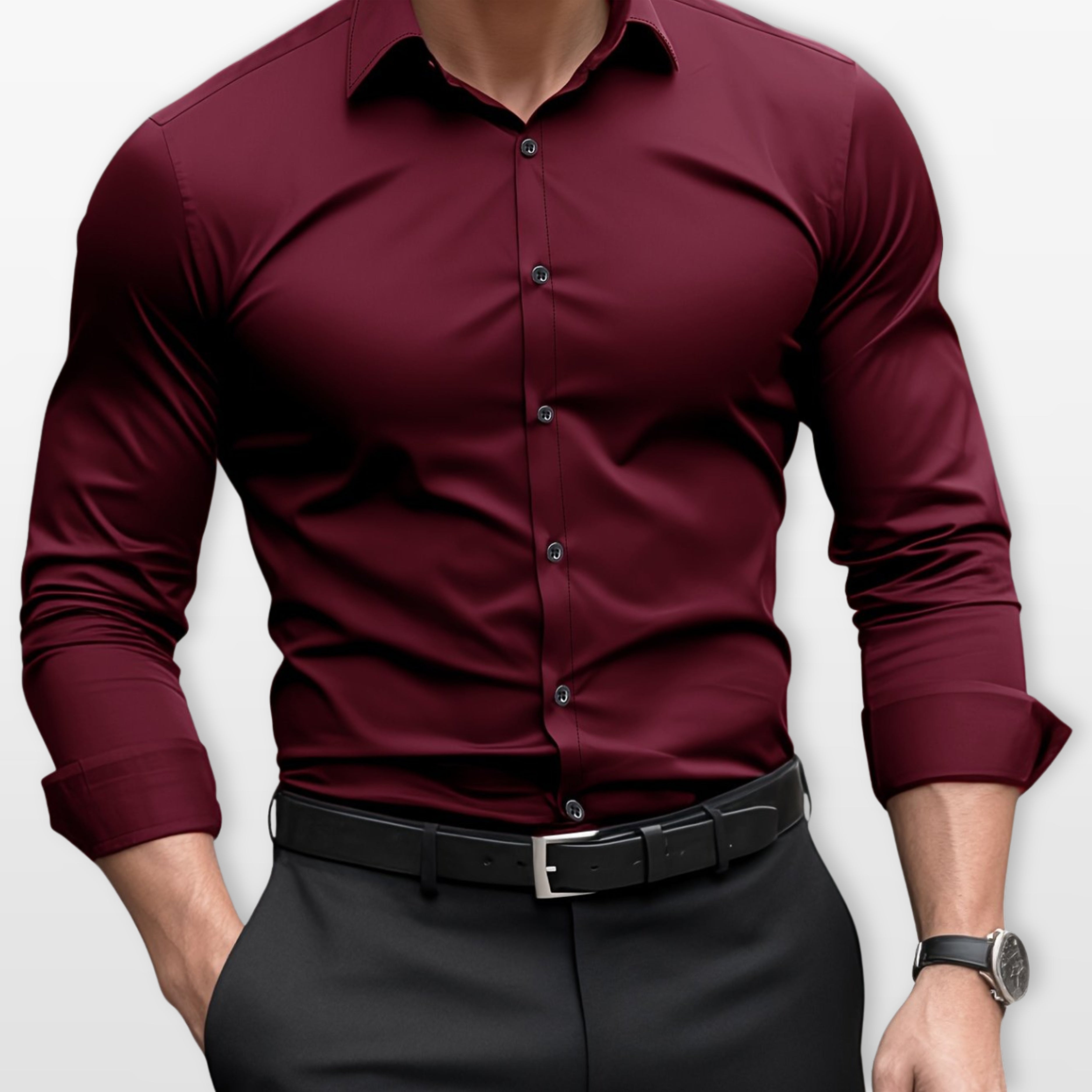 Men’s Slim Fit Shirt Tailored Formal