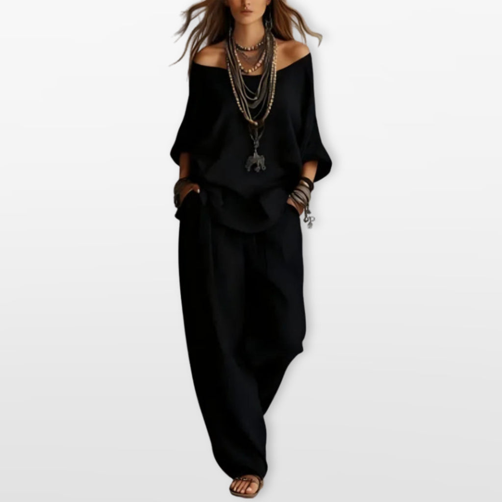 Women’s Two Piece Wide Leg Set