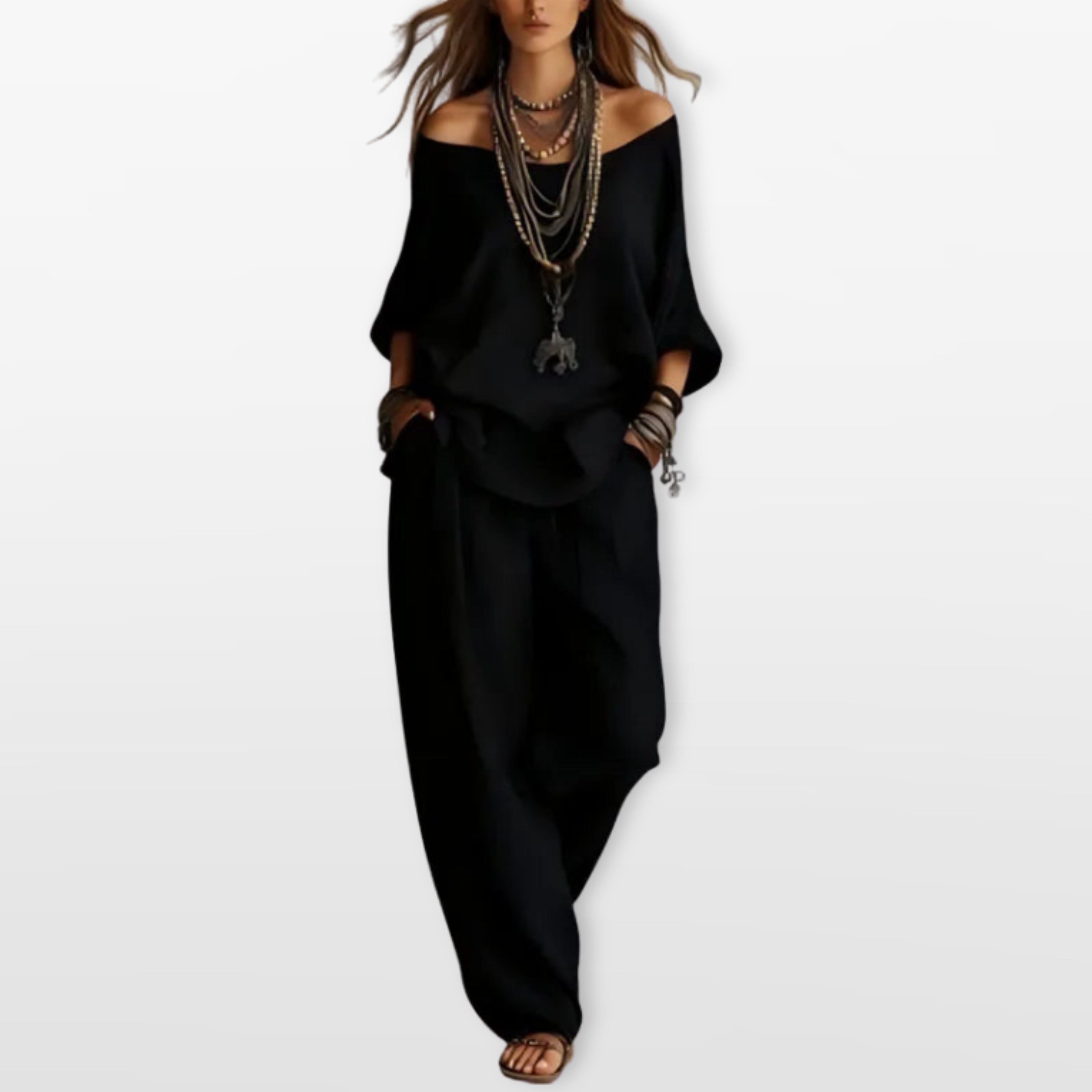 Women’s Two Piece Wide Leg Set