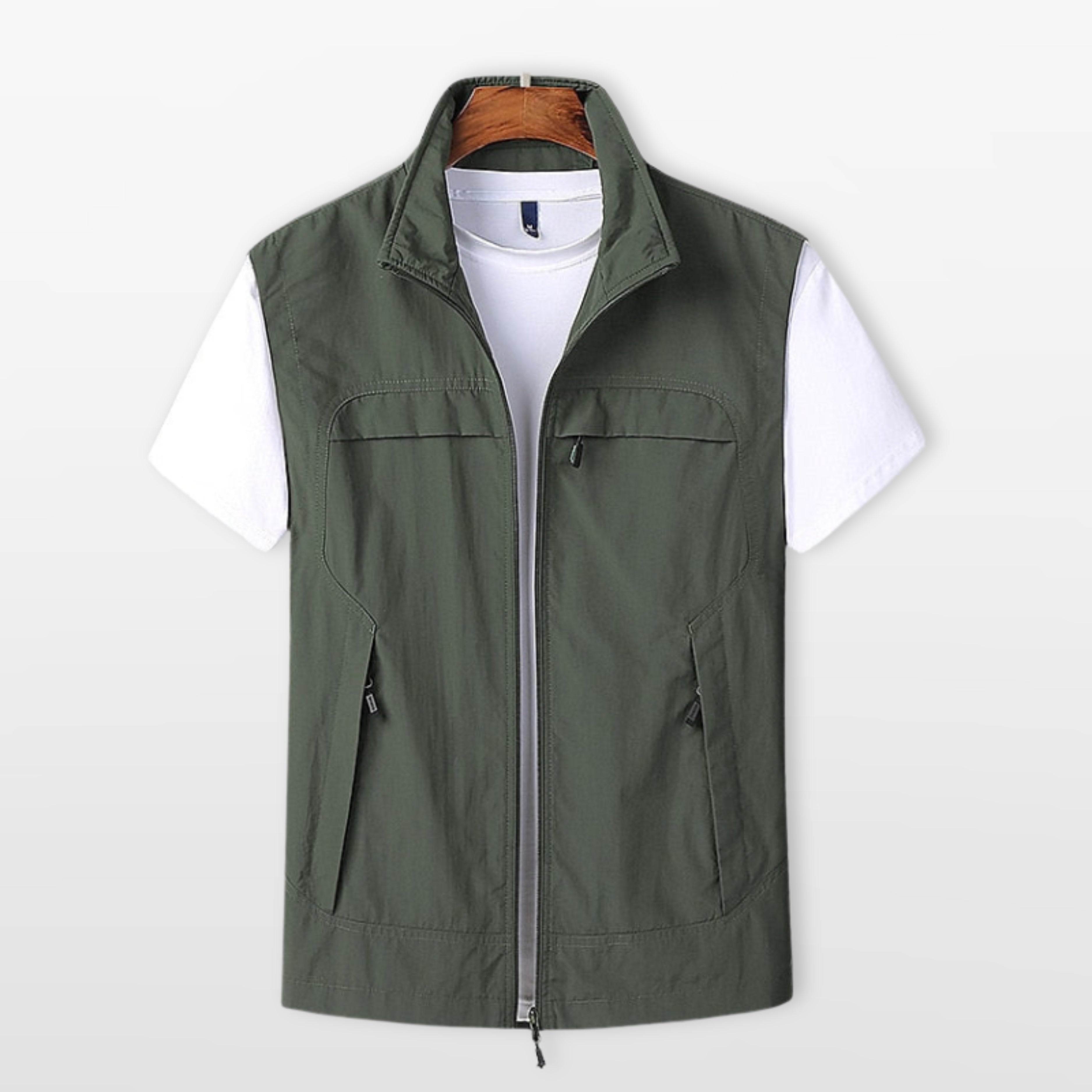 Men’s Utility Vest Lightweight Zip Layer