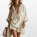 Women’s Two Piece Set Oversized Shirt