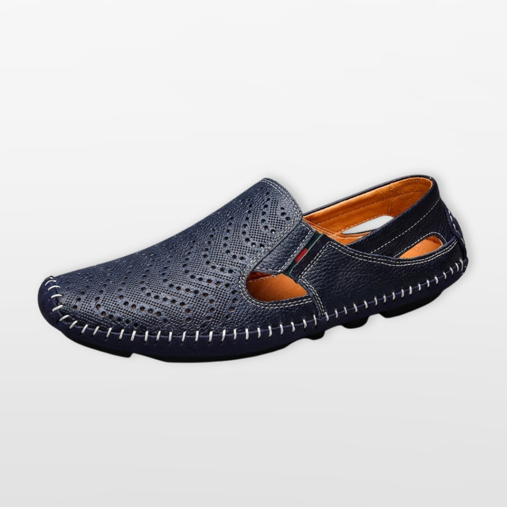 Men's Perforated Slip-On Loafers