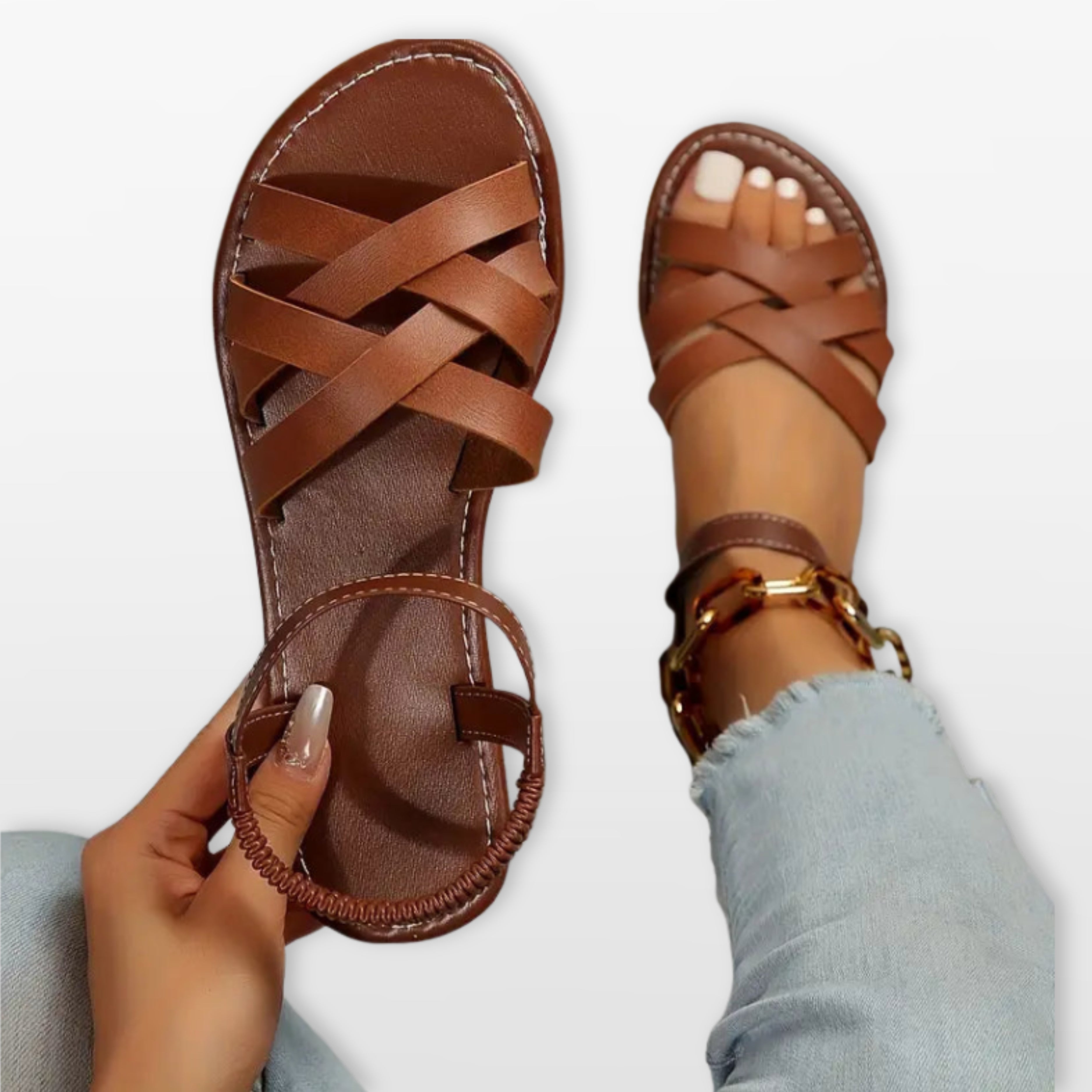 Women’s Flat Sandals Strappy Summer Style