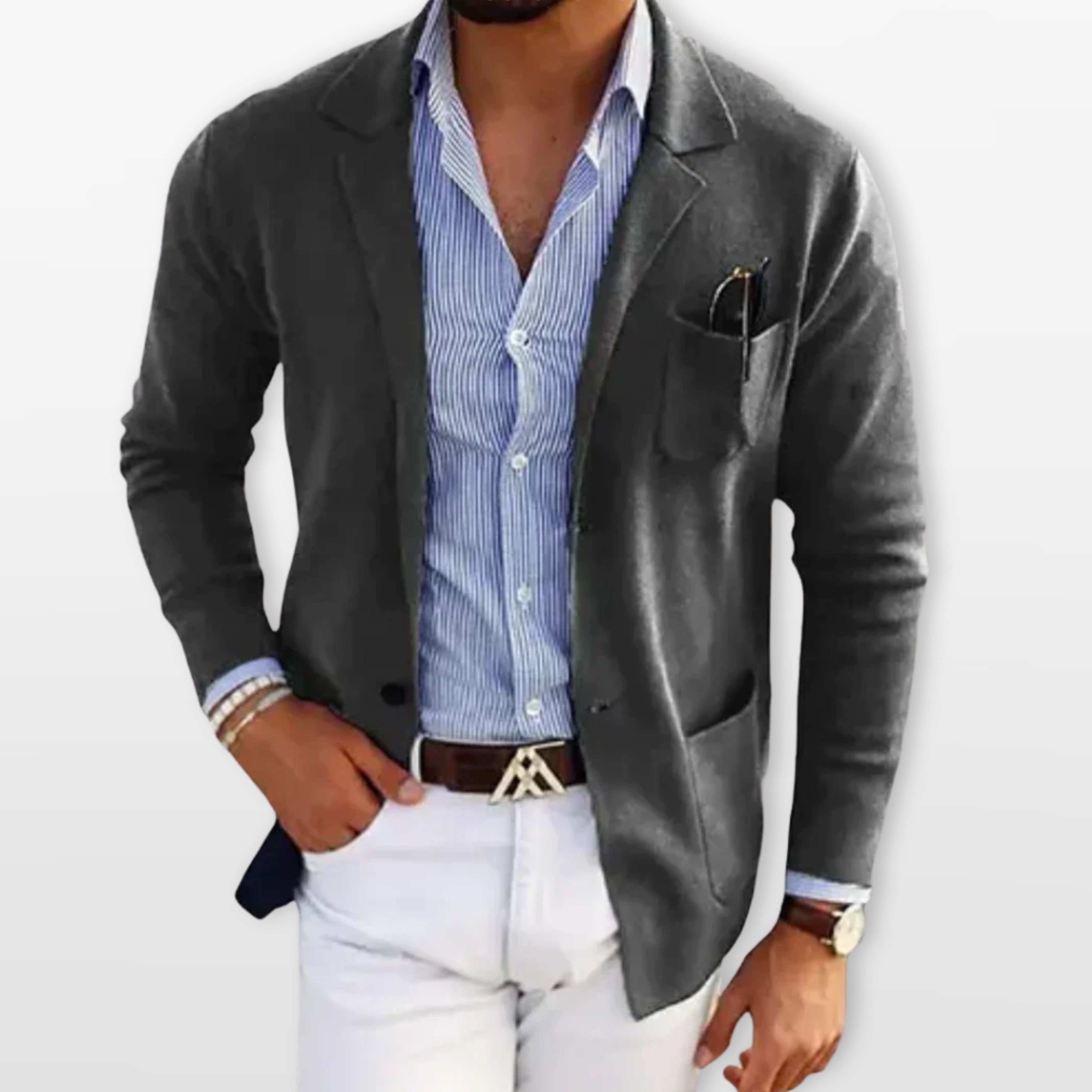 Men’s Casual Blazer Relaxed Fit Jacket