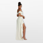 Women’s Off Shoulder Maxi Dress Elegant