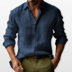 Men’s Casual Linen Button Shirt