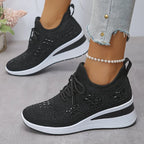Women’s Embellished Wedge Sneakers