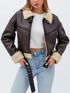 Women’s Cropped Aviator Jacket