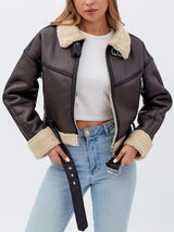 Women’s Cropped Aviator Jacket