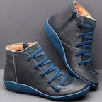 Women’s Lace-Up Side Zip Ankle Boots