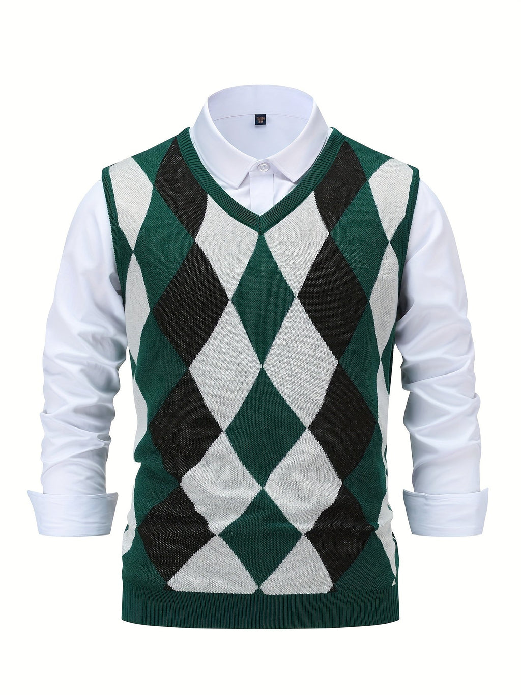 Men’s Stylish Argyle Sweater Vest