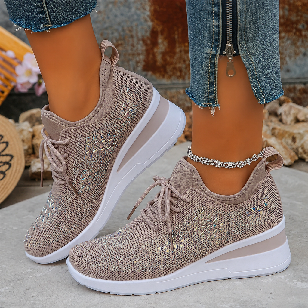 Women’s Embellished Wedge Sneakers
