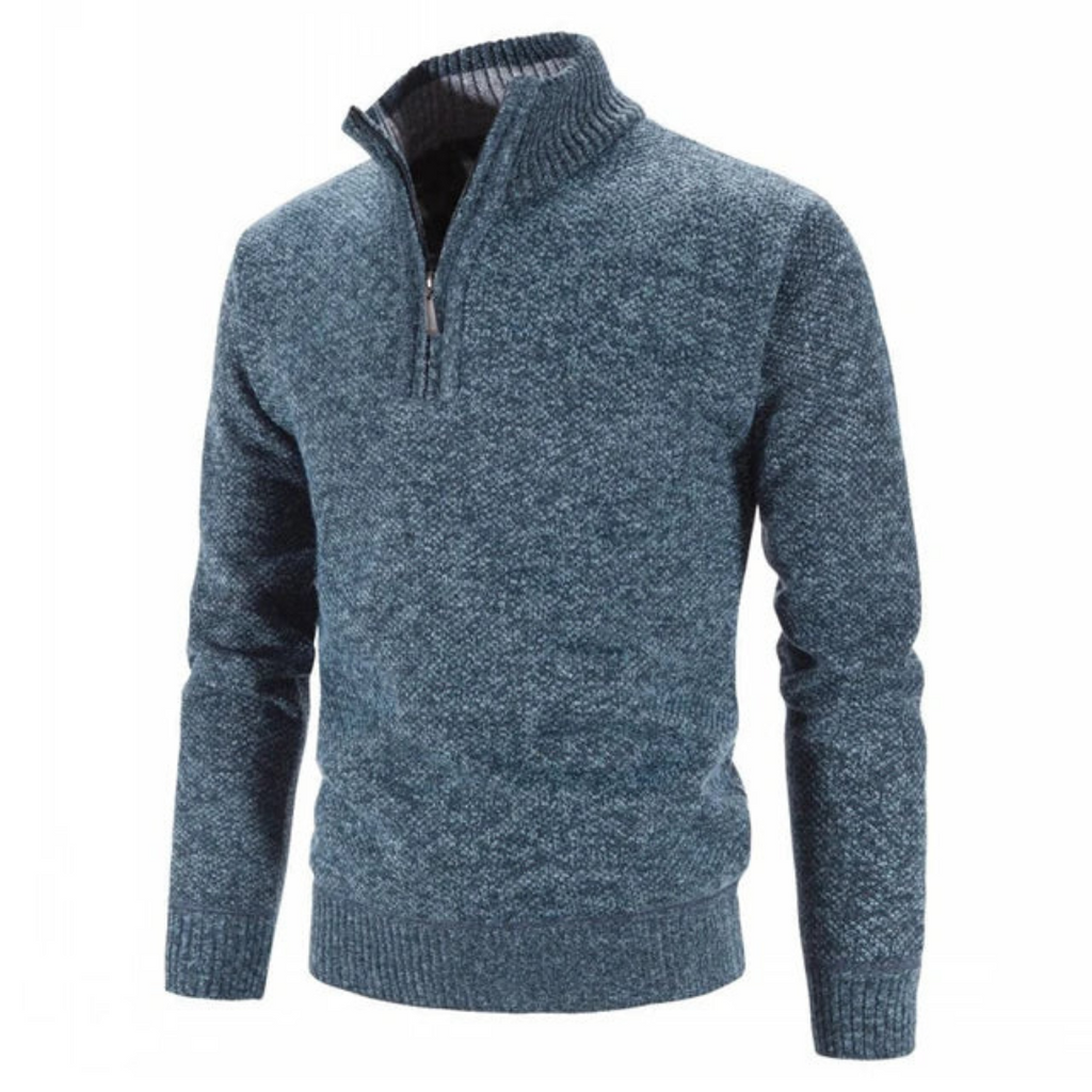 Men’s Textured Quarter-Zip Sweater