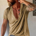 Men’s Deep V Neck Casual Tee
